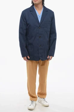 Blazer in Misto Cotone con Tasche a Toppa></noscript>Viktor & Rolf Discount