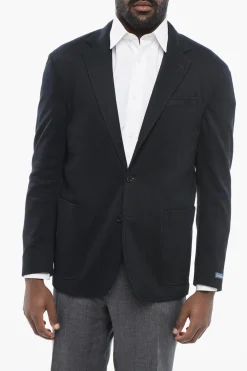 Blazer in Misto Cotone Piquet con Tasche a Toppa>Polo Ralph Lauren Hot