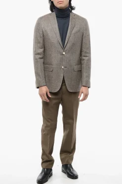 Blazer In Misto Lino Con Tasche Ad Aletta></noscript>Nino Danieli Outlet