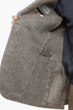 Blazer In Misto Lino Con Tasche Ad Aletta></noscript>Nino Danieli Outlet