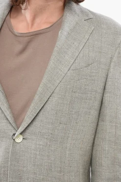 Blazer In Misto Lino GATE Monopetto></noscript>Corneliani Hot