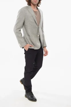 Blazer In Misto Lino GATE Monopetto></noscript>Corneliani Hot