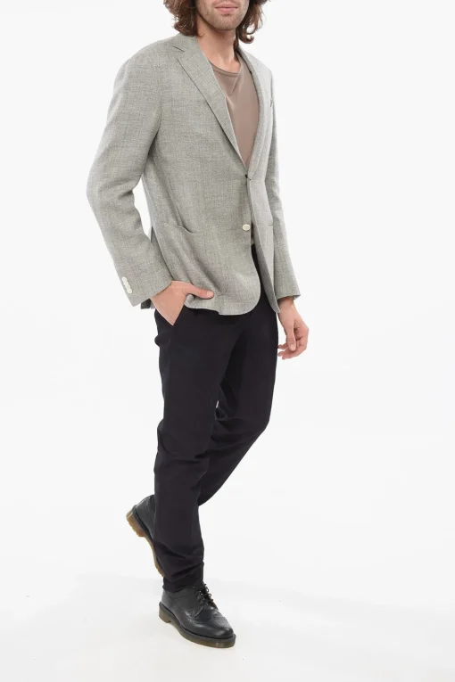 Blazer In Misto Lino GATE Monopetto>Corneliani Hot