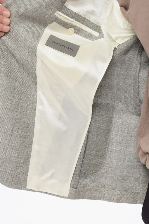 Blazer In Misto Lino GATE Monopetto>Corneliani Hot