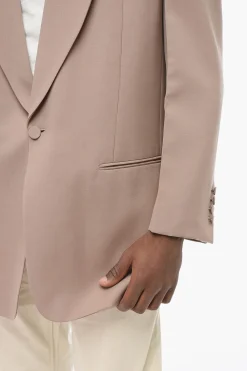 Blazer in Misto Mohair con Rever a Scialle></noscript>Gucci Best