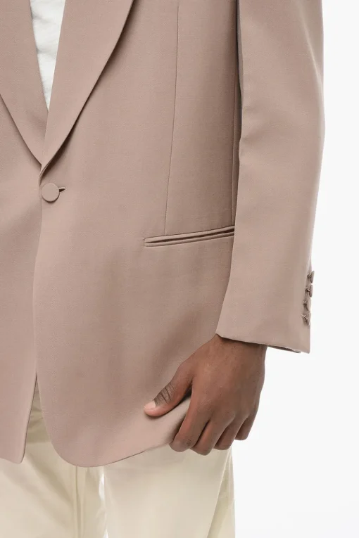 Blazer in Misto Mohair con Rever a Scialle>Gucci Best