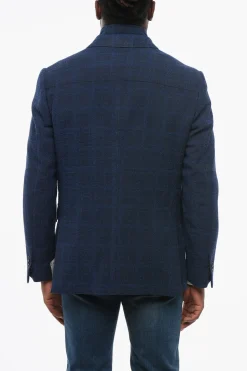 Blazer in Tessuto Testurizzato con Doppio Colletto Removibile>Nino Danieli Outlet