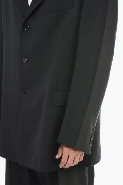 Sale Blazer J-WARHOLS a Doppio Tessuto con Vestibilità Oversize Uomo Giacche