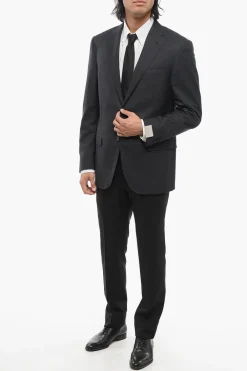 Best Blazer LEADER in Lana Vergine con Tasche ad Aletta Uomo Giacche