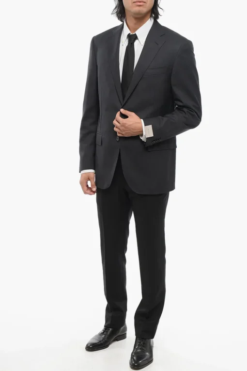 Best Blazer LEADER in Lana Vergine con Tasche ad Aletta Uomo Giacche