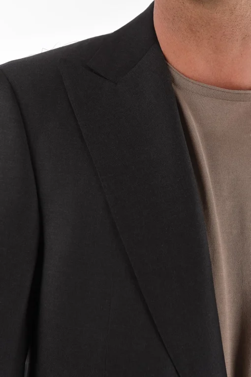 Best Blazer MANTUA in Lana Vergine Extrafine con Revers a Lancia e Tasche a Filo Uomo Giacche