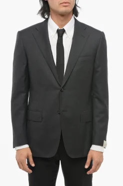 Blazer MANTUA in Lana Vergine con Tasche ad Aletta>Corneliani Hot