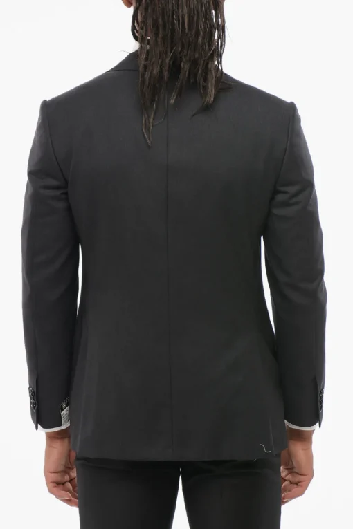 Blazer MANTUA in Lana Vergine con Rever Classico>Corneliani Clearance