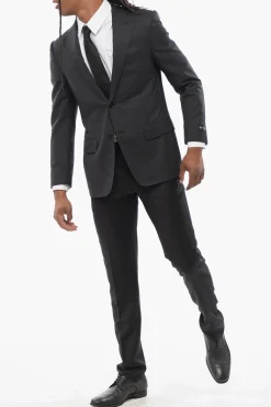 Blazer MANTUA in Lana Vergine con Rever Classico></noscript>Corneliani Clearance