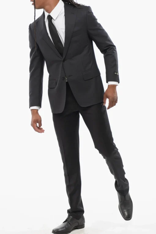 Blazer MANTUA in Lana Vergine con Rever Classico>Corneliani Clearance