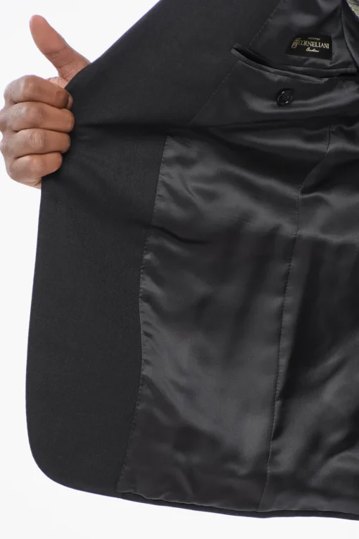 Blazer MANTUA in Lana Vergine con Rever Classico>Corneliani Clearance