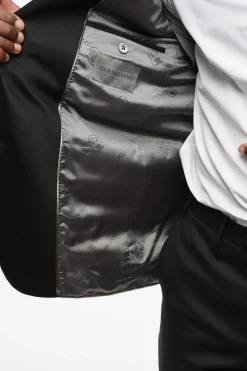 Blazer Monopetto ACADEMY CERIMONIA In Velluto Con Revers In Satin A Scialle></noscript>Corneliani Fashion