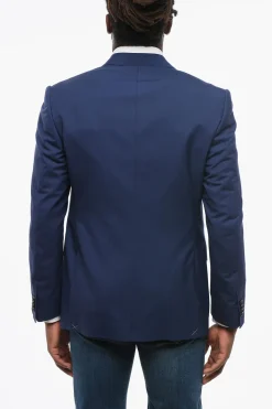 Blazer Monopetto ACADEMY In Lana Con Tasche Ad Aletta>Corneliani Best