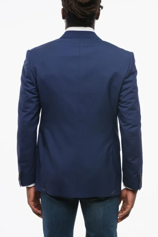 Blazer Monopetto ACADEMY In Lana Con Tasche Ad Aletta>Corneliani Best