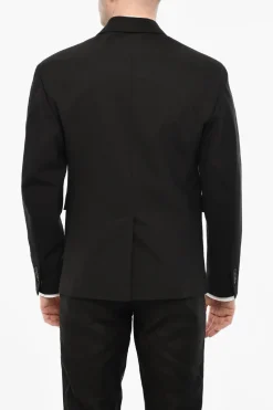 Online Blazer Monopetto Con Revers A Lancia E Dettaglio Zip Uomo Giacche