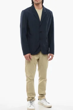 Discount Blazer Monopetto Con Tasche A Toppa Uomo Giacche