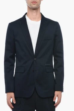 Blazer Monopetto Con Tasche Ad Aletta>Burberry Fashion