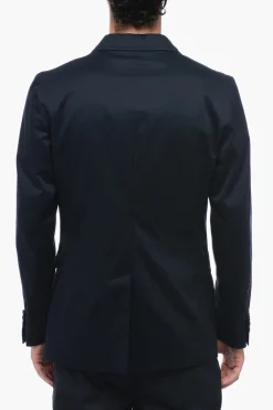 Blazer Monopetto Con Tasche Ad Aletta>Burberry Fashion