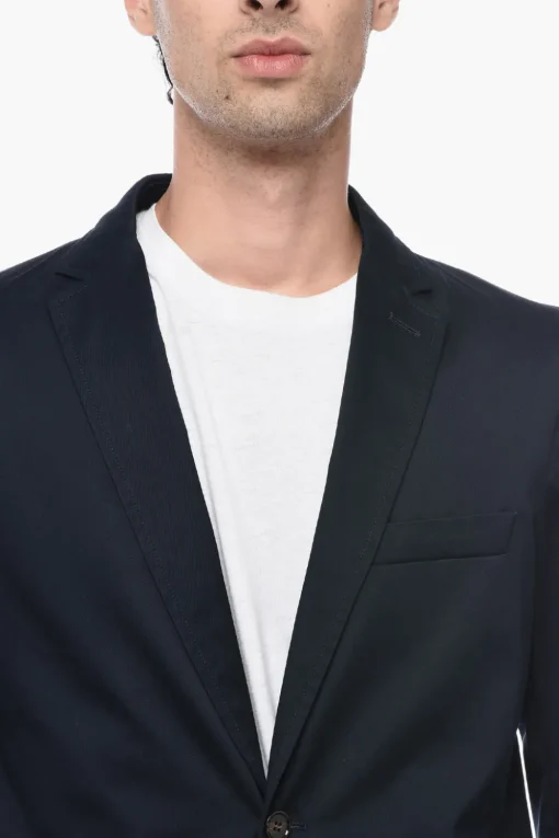 Blazer Monopetto Con Tasche Ad Aletta>Burberry Fashion