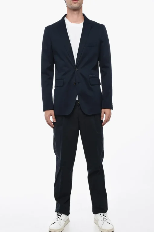 Blazer Monopetto Con Tasche Ad Aletta>Burberry Fashion