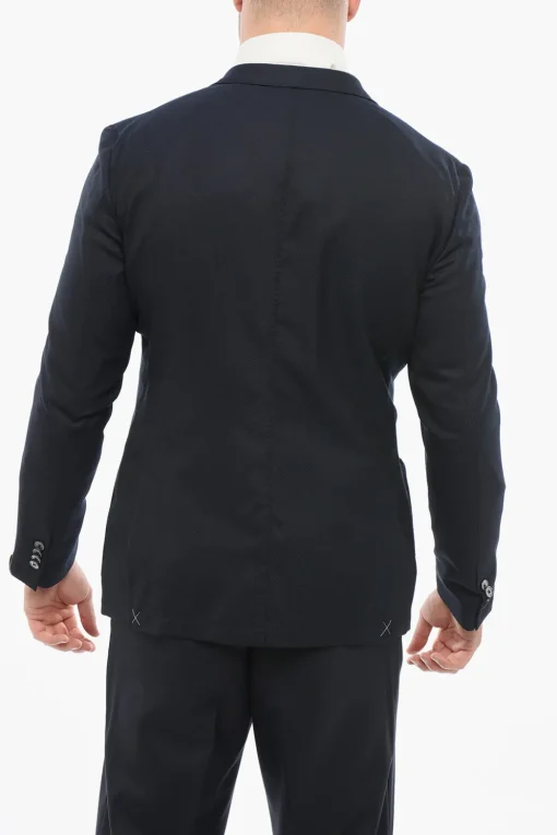 Blazer Monopetto GATE In Lana Con Tasche A Toppa>Corneliani Online