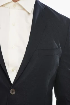 Blazer Monopetto GATE In Lana Con Tasche A Toppa></noscript>Corneliani Online