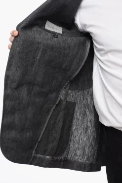 Hot Blazer Monopetto In Chambray Uomo Giacche