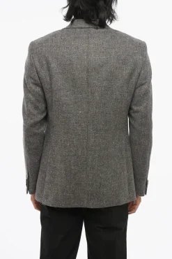 Best Blazer Monopetto In Lana Con Tasche A Toppa Uomo Giacche