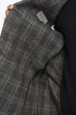 Best Blazer Monopetto In Misto Lana Motivo A Quadri Con Tasche A Toppa Uomo Giacche