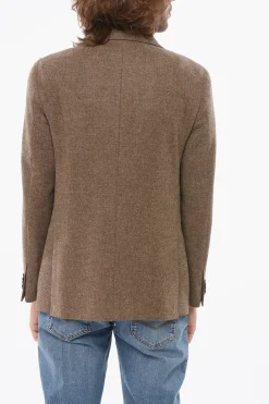 Blazer Monopetto In Misto Lana E Cashmere>Nino Danieli Fashion