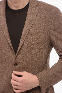 Blazer Monopetto In Misto Lana Con Tasche A Toppa></noscript>Nino Danieli Online