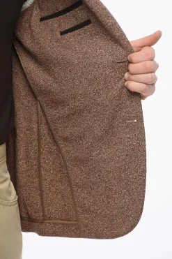 Blazer Monopetto In Misto Lana Con Tasche A Toppa></noscript>Nino Danieli Online