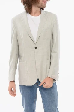 Best Blazer Monopetto SPORTSWEAR In Misto Lana Sfoderato Uomo Giacche