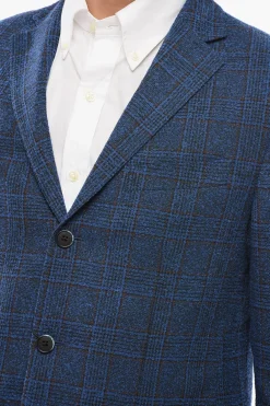 Blazer Motivo Glen Plaid con Tasche ad Aletta></noscript>Nino Danieli Discount