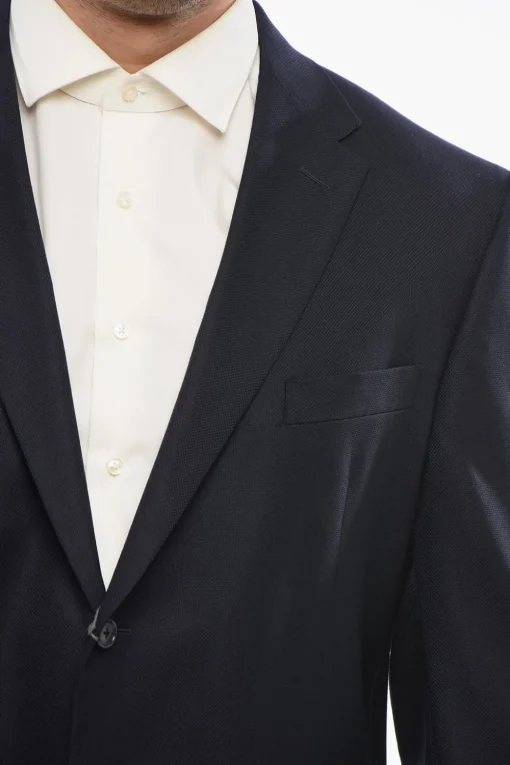 Blazer Motivo Hopsack con Tasche ad Aletta>Nino Danieli Hot