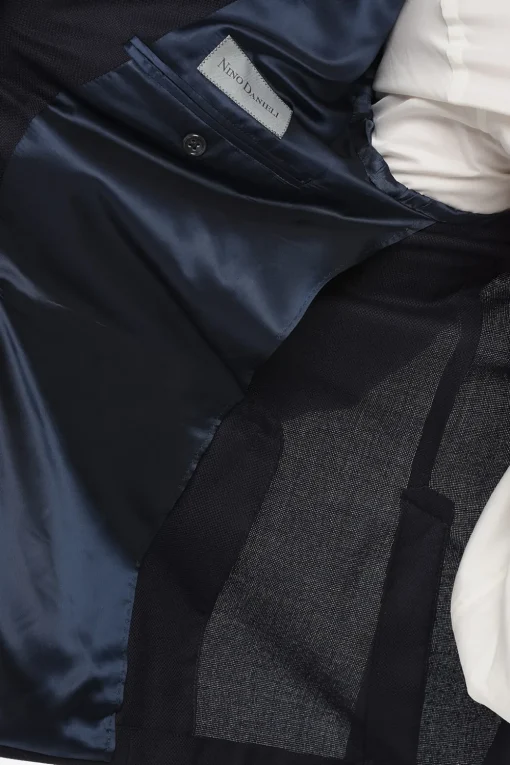 Blazer Motivo Hopsack con Tasche ad Aletta>Nino Danieli Hot
