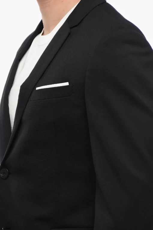 Online Blazer Narrow Fit CONSTRUCTED con Rever Classico Uomo Giacche