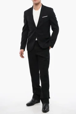 Online Blazer Narrow Fit CONSTRUCTED con Rever Classico Uomo Giacche
