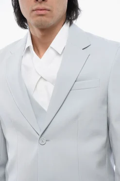Blazer Relax Fit Con Tasche Ad Aletta></noscript>Off-White Discount