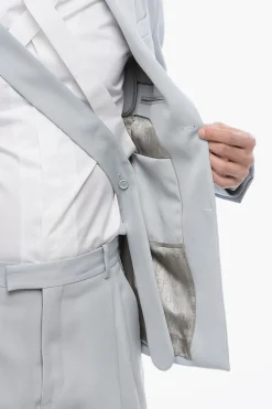 Blazer Relax Fit Con Tasche Ad Aletta></noscript>Off-White Discount