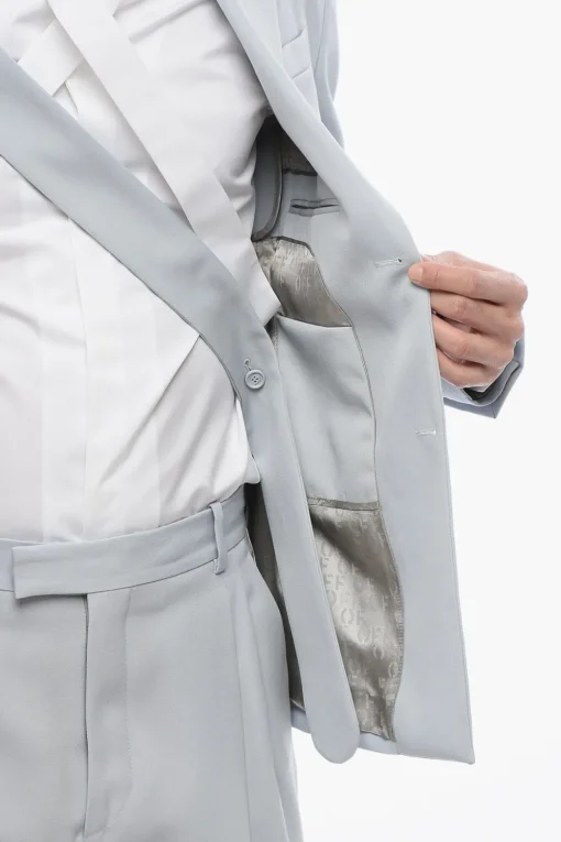 Blazer Relax Fit Con Tasche Ad Aletta>Off-White Discount