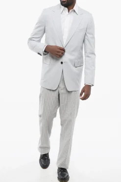 Blazer Semifoderato BEEMEAN in Cotone con Rever Classico></noscript>Dries Van Noten Sale