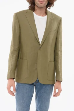 Blazer Semifoderato in Lino>Nino Danieli Online