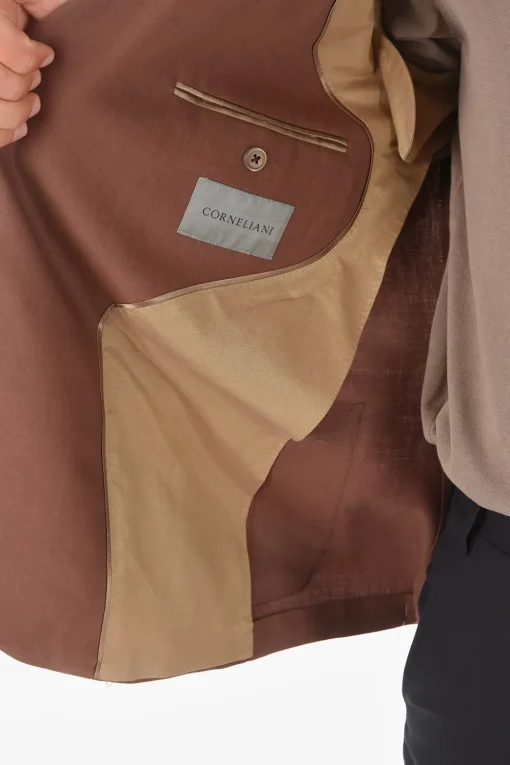 Sale Blazer Semifoderato LEADER SOFT in Misto Lino Uomo Giacche