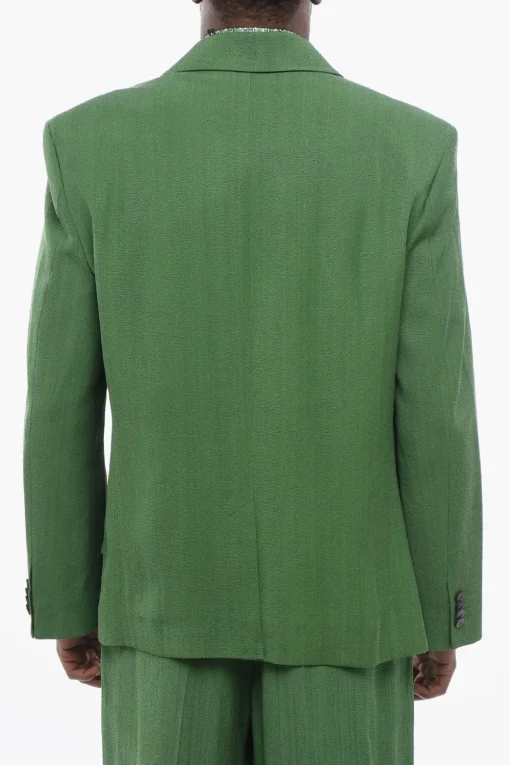 Discount Blazer Semifoderato LES SCULPTURE in Misto Lino Uomo Giacche